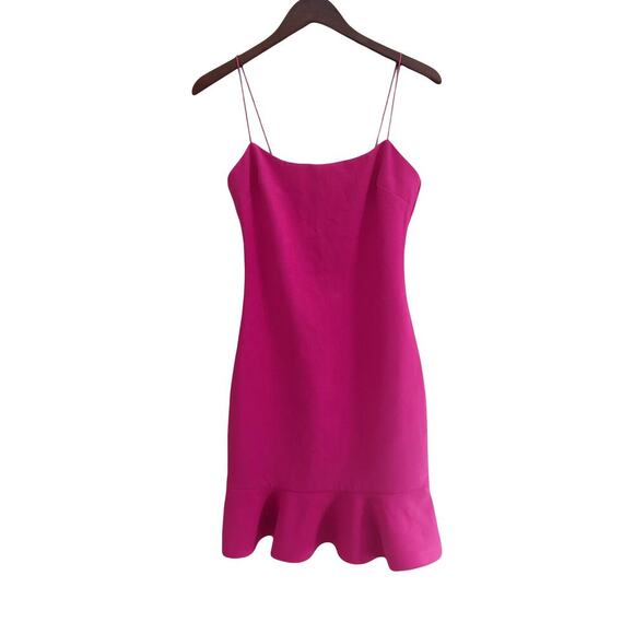 Likely Banks Flounce Hem Mini Dress Sz 2 - Picture 2 of 7